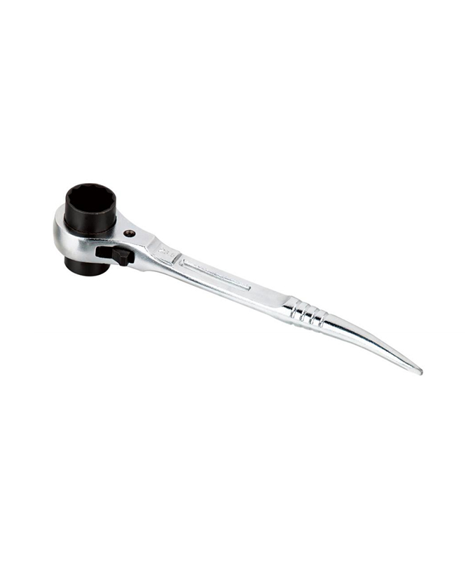 A cut groove ratchet socket wrench is a type of hand tool that is used to tighten or loosen bolts and nuts