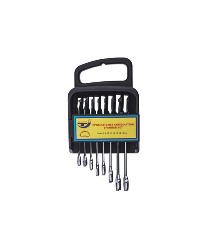 8 PCS RATCHET SPANNER SET  G12SS08